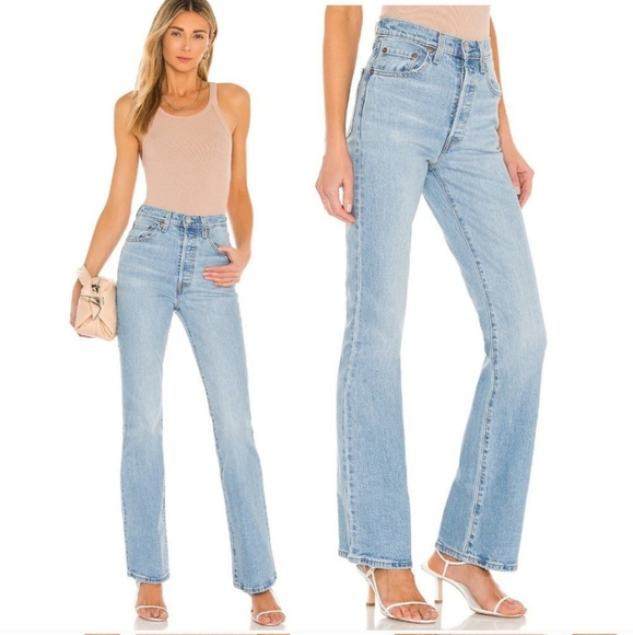 Levi's Ribcage Flare Bootcut  Jeans - Picture 5 of 13